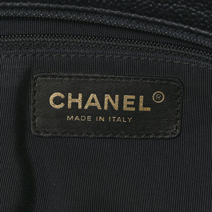 Chanel Deerskin Cerf Executive Shopper Tote Black 12 of 12