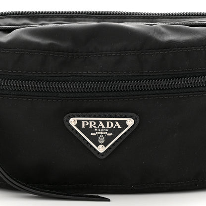 Prada Tessuto Nylon Saffiano Belt Bag Black 9 of 11