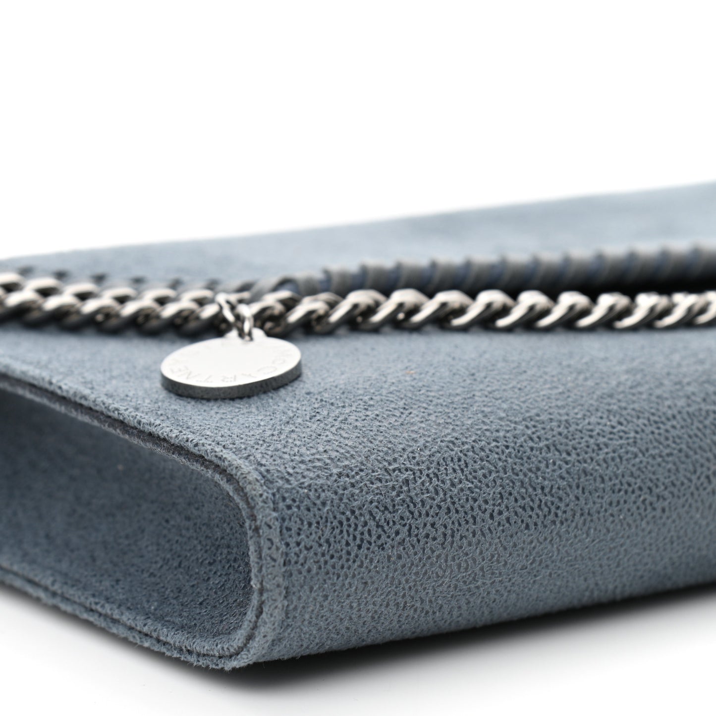 Shaggy Deer Mini Falabella Shoulder Bag Duck Blue