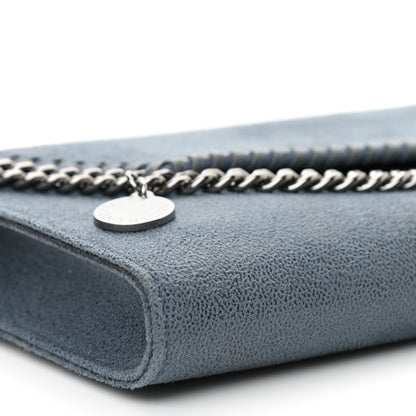 Stella McCartney Shaggy Deer Mini Falabella Shoulder Bag Duck Blue 8 of 9