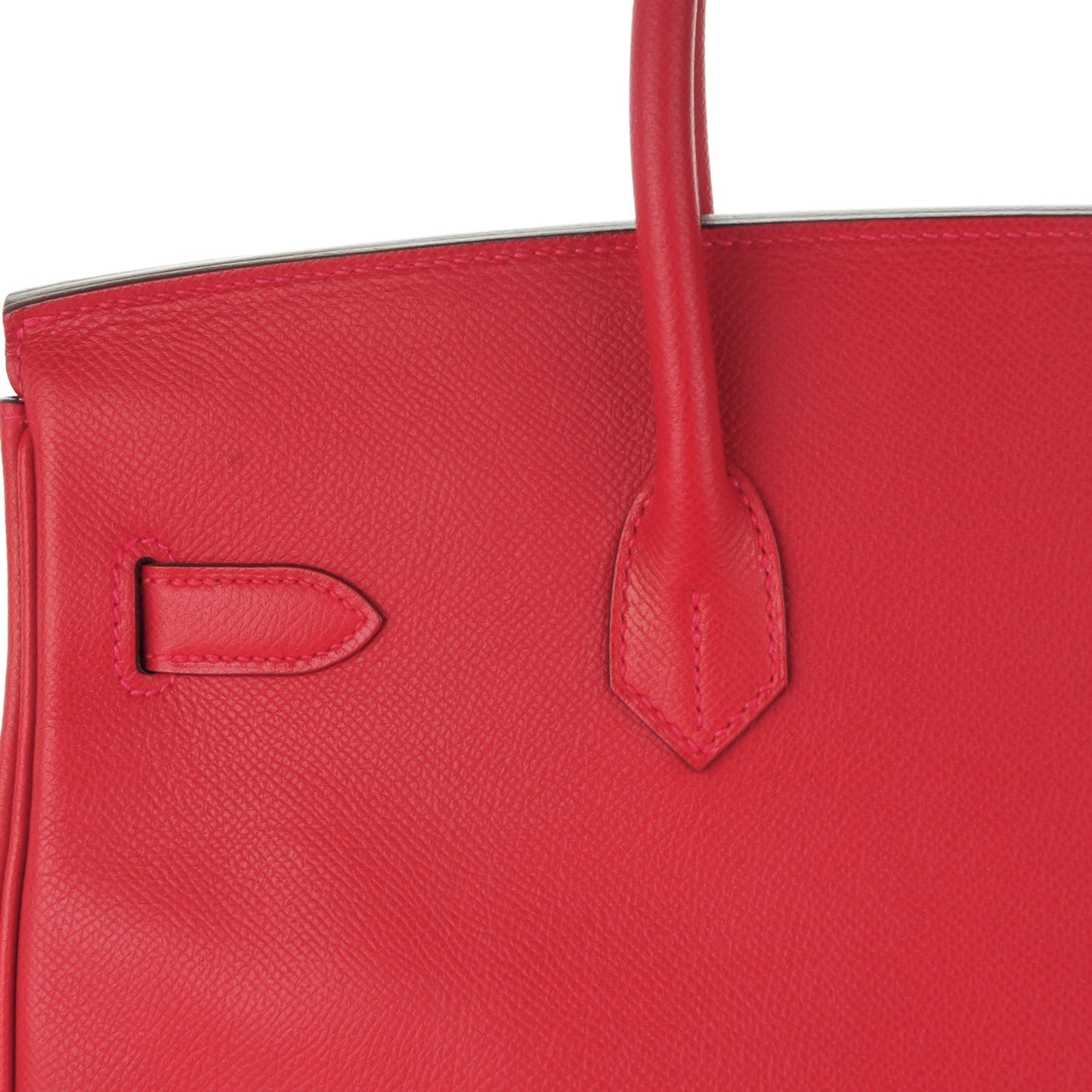 Epsom Birkin 35 Rouge Casaque