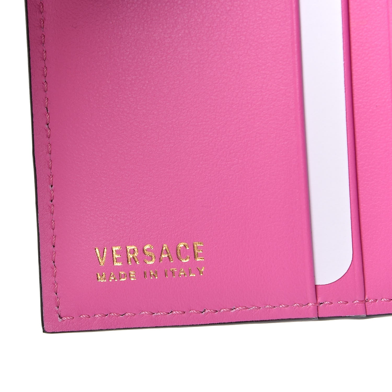 Versace Calfskin Voyage Barocco Compact Wallet 6 of 6