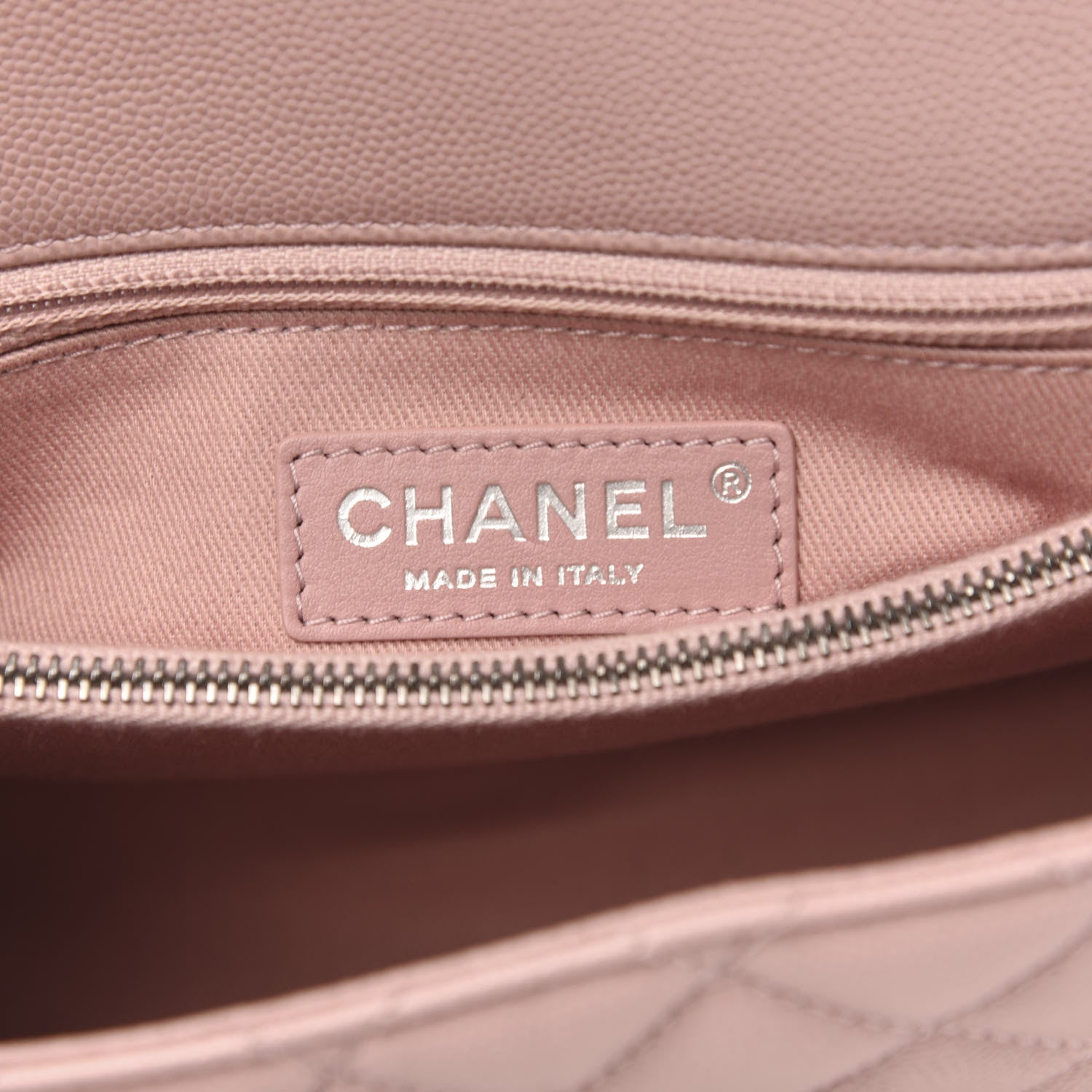 Chanel Caviar Quilted Small Coco Handle Flap Light Pink 6 of 10