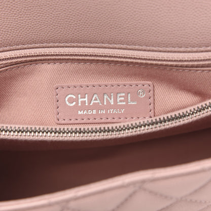 Chanel Caviar Quilted Small Coco Handle Flap Light Pink 6 of 10