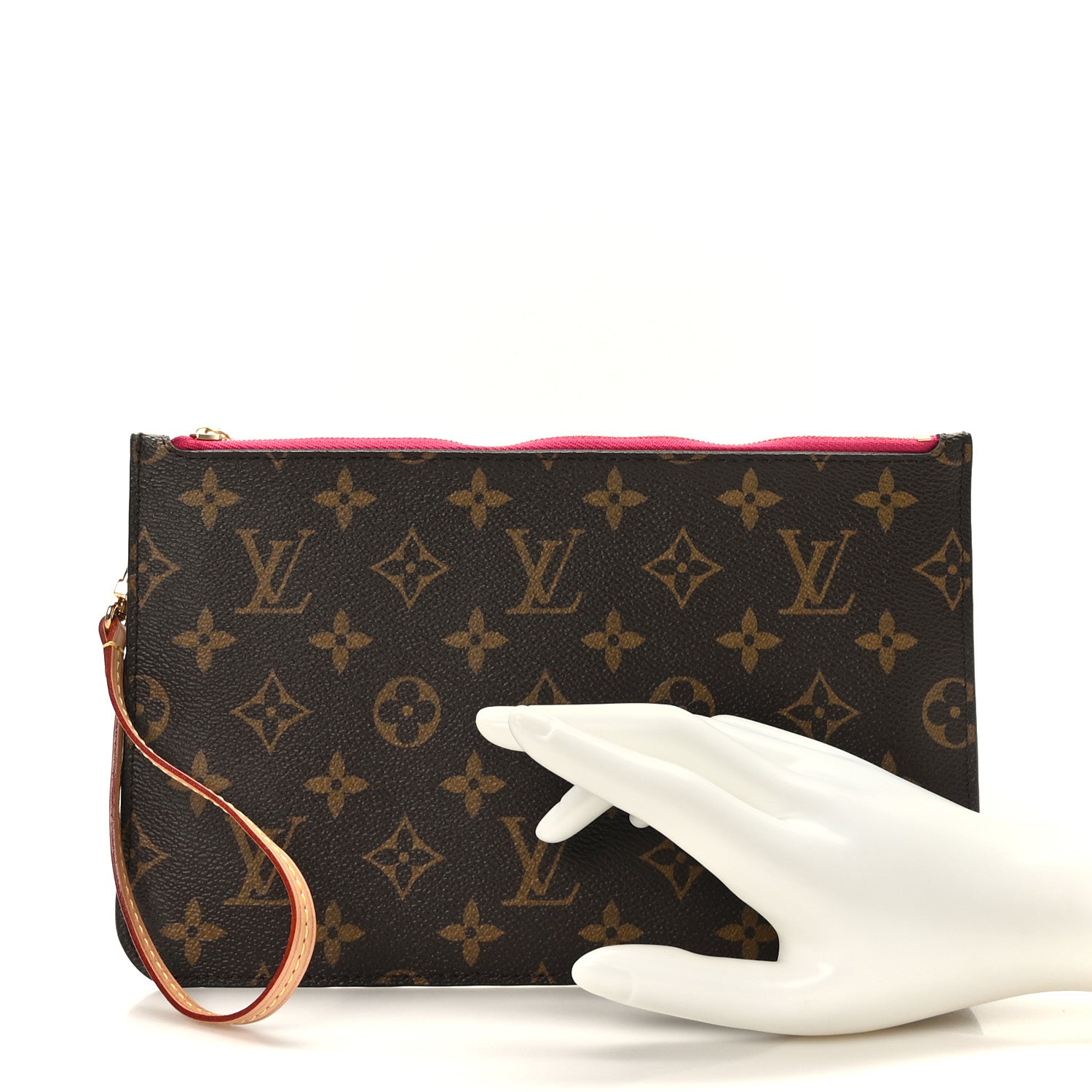Louis Vuitton Monogram Neverfull MM GM Pochette Pivoine 2 of 6