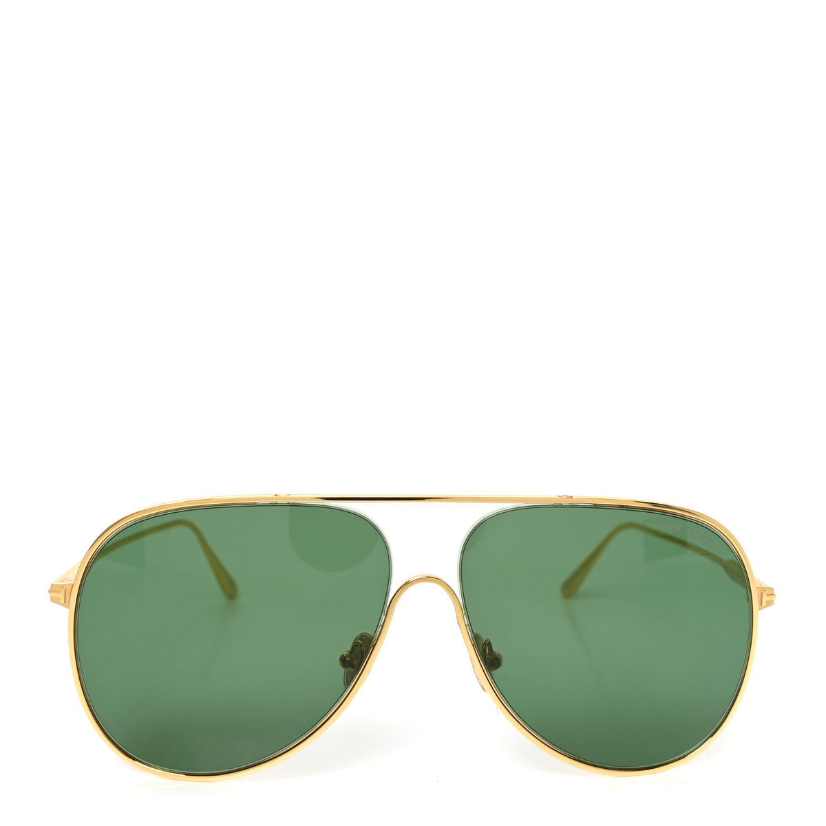 Tom Ford Metal Alec Aviator Sunglasses TF824 Gold Green 2 of 7