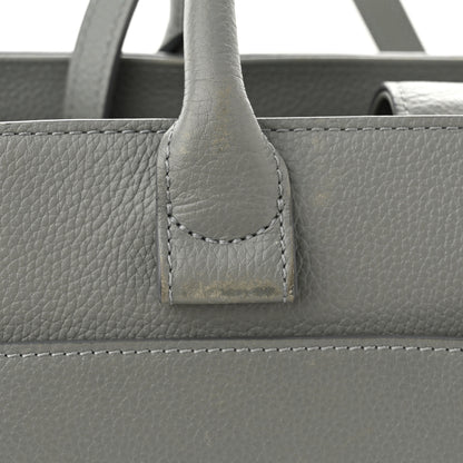 Chanel Grained Calfskin Small Neo Executive Shopper Tote Grey 12 of 14