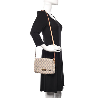 Louis Vuitton Damier Azur Favorite MM 3 of 11