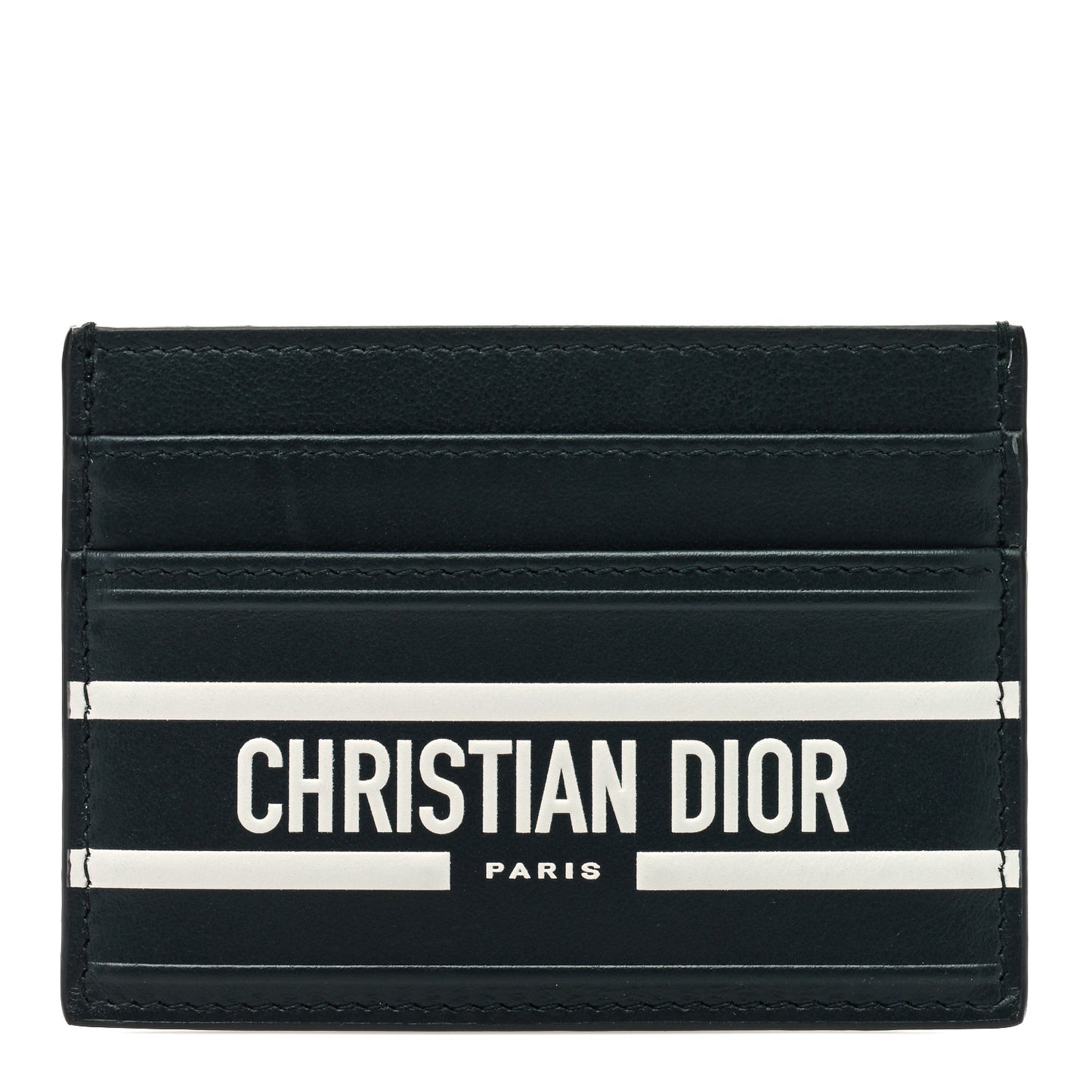 Calfskin Vibe Card Holder Blue