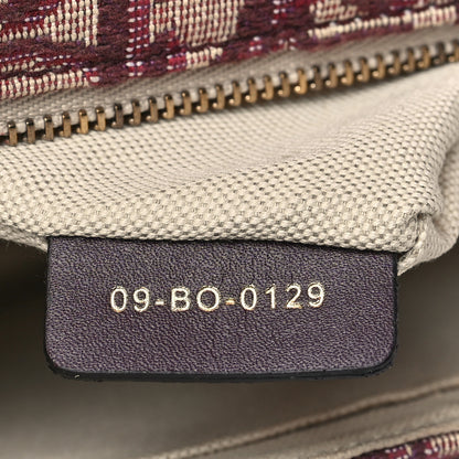 Christian Dior Oblique Dioraddict Flap Bag Burgundy 7 of 11