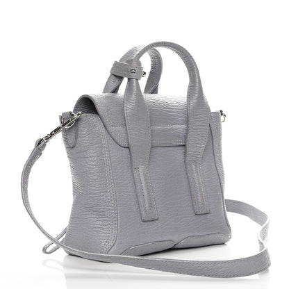 3.1 Phillip Lim 3.1 Textured Calfskin Mini Pashli Satchel Lilac 3 of 8