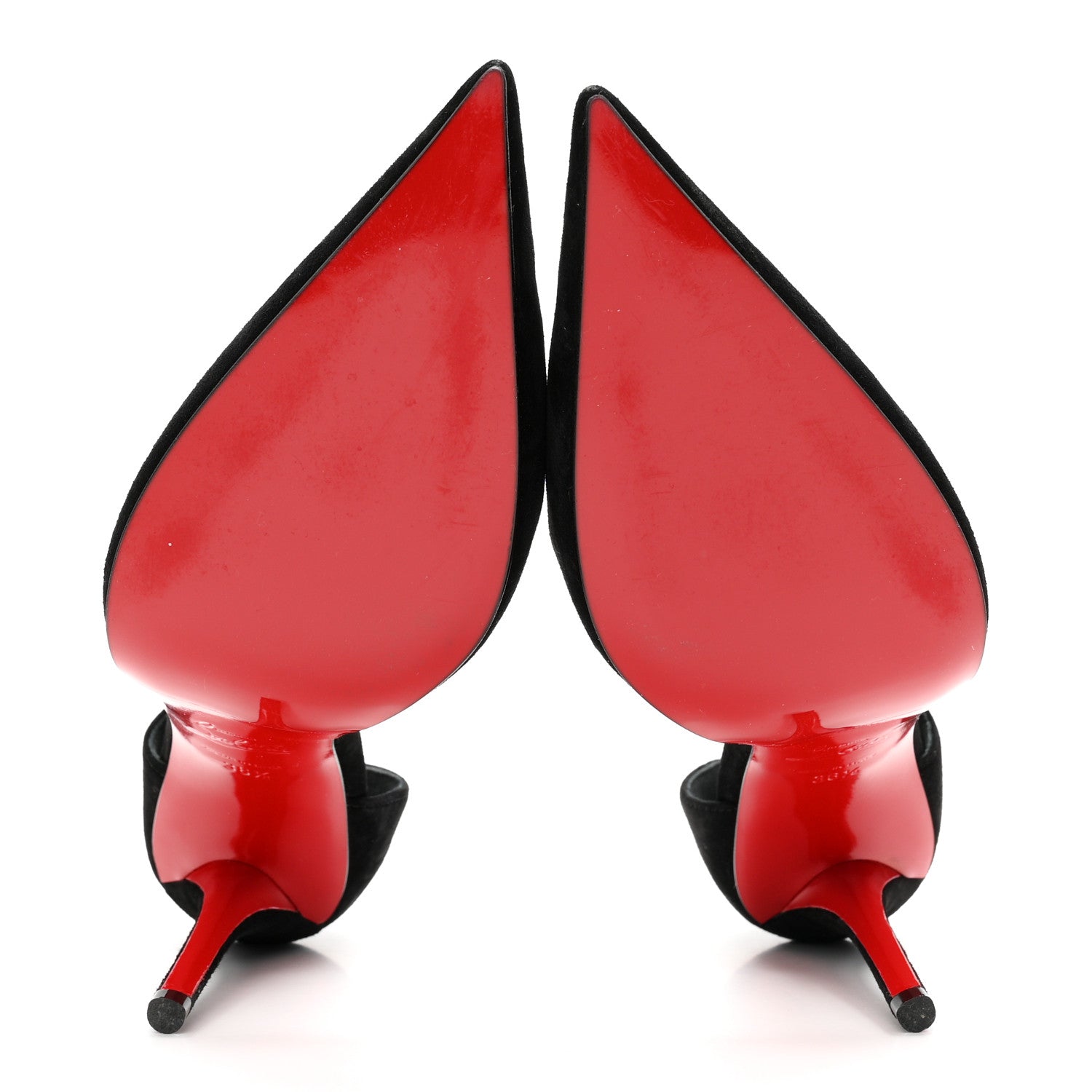 Christian Louboutin Veau Velours Miss Ziggyta 100 Pumps 36.5 Black 6 of 10