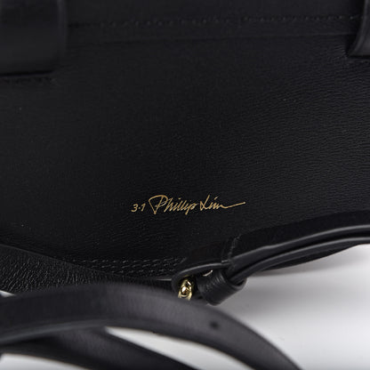 3.1 Phillip Lim 3.1 Calfskin Mini Pashli Saddle Belt Bag Black 8 of 9