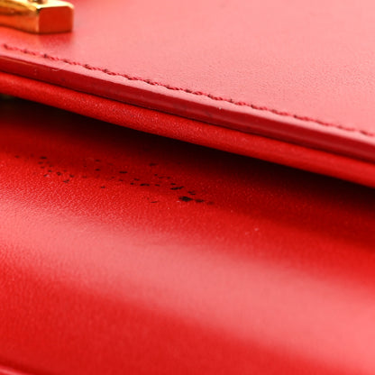 Saint Laurent Smooth Calfskin Medium Classic Monogram Kate Tassel Satchel Lipstick Red 9 of 10