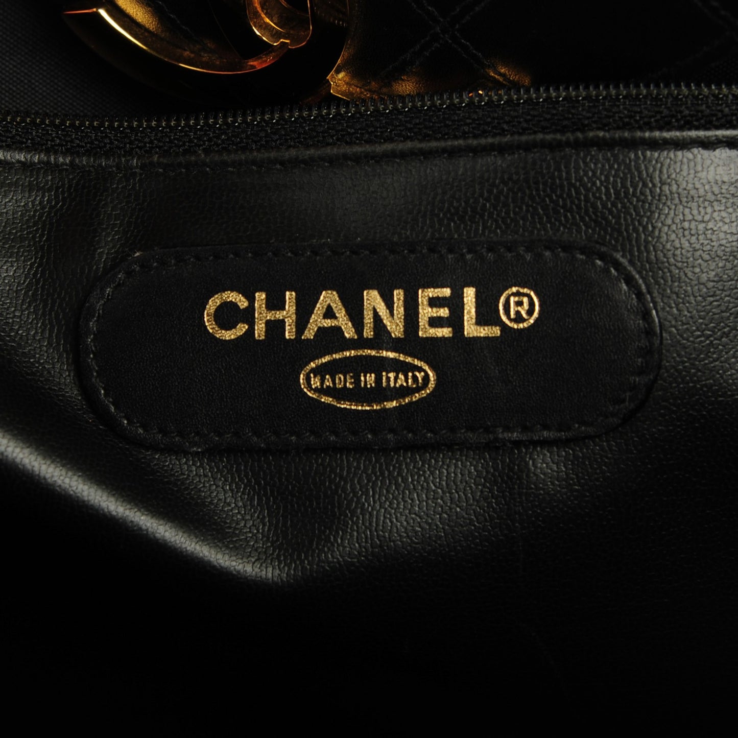 Calfskin Stitched XL Weekender Black