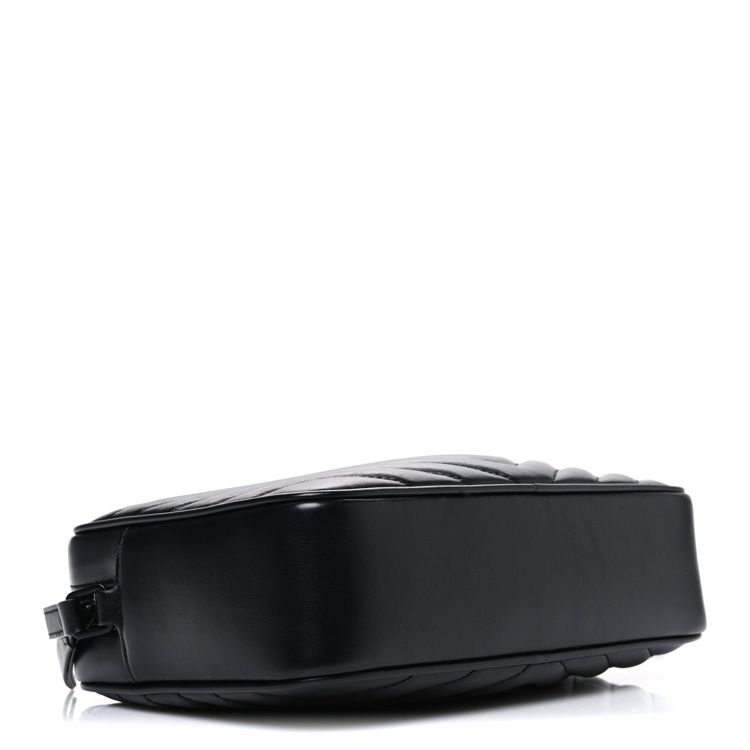 Saint Laurent Calfskin Matelasse Monogram Monochrome Lou Camera Bag Black 4 of 10