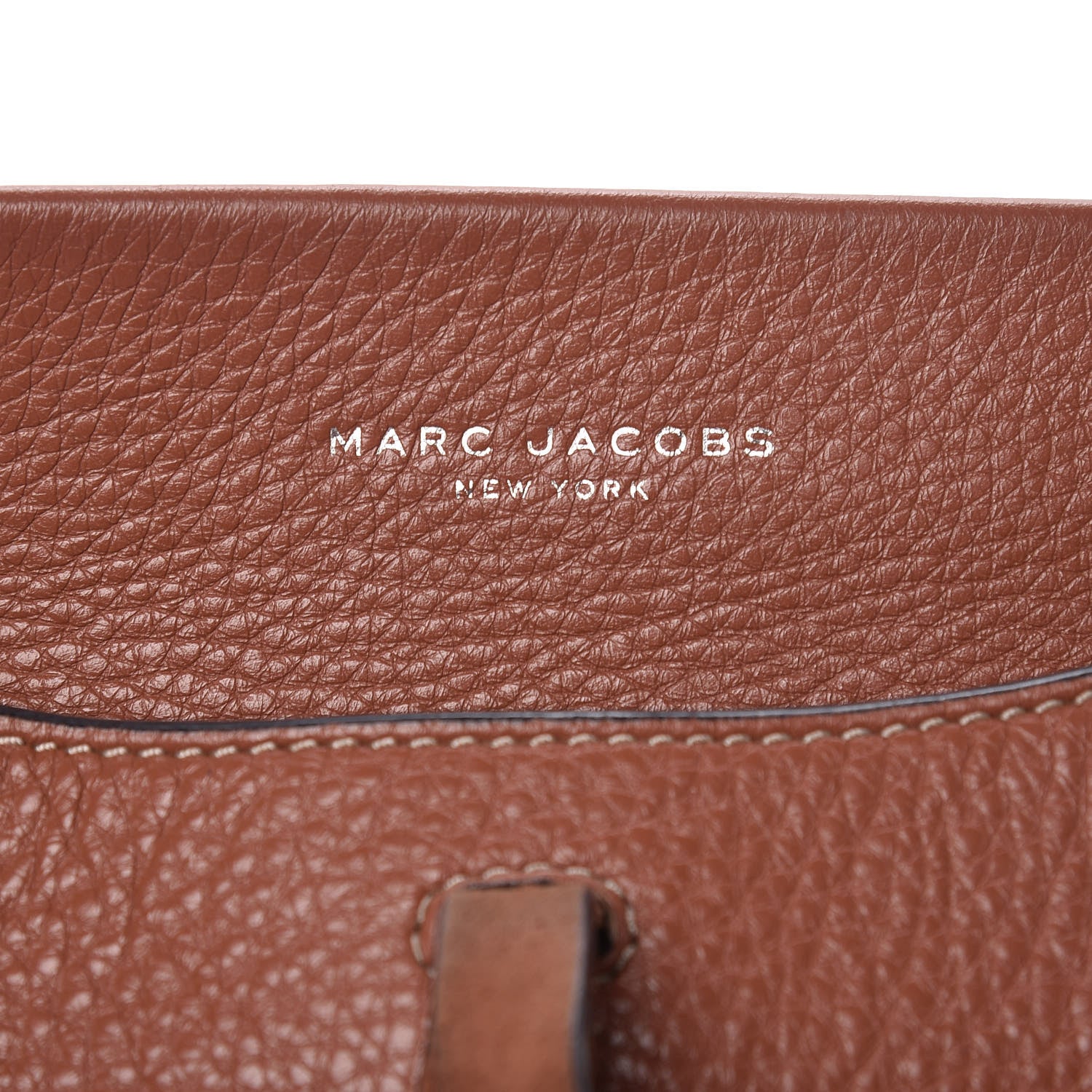 Marc Jacobs Grained Calfskin Maverick Tote Cognac 6 of 14
