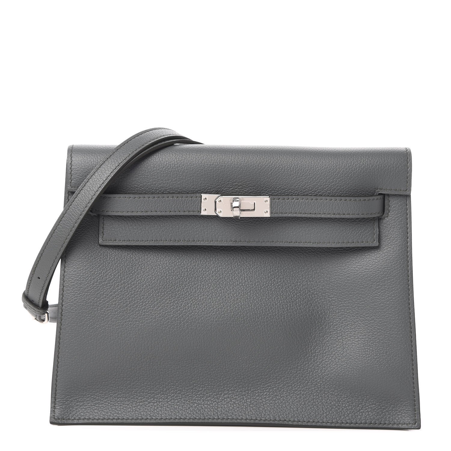 Hermes Evercolor Kelly Danse II Belt Bag Vert Amande 1 of 11