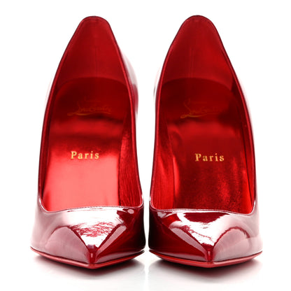 Christian Louboutin Metallic Patent Psychic So Kate 100 Pumps 38.5 Loubi 2 of 8