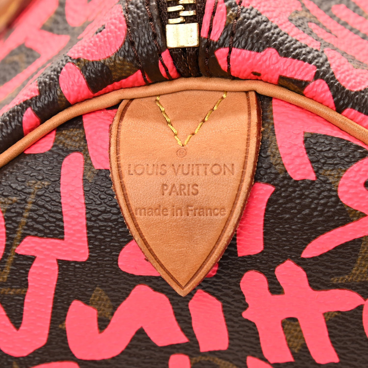 Louis Vuitton Monogram Graffiti Speedy 30 Fuchsia 6 of 10