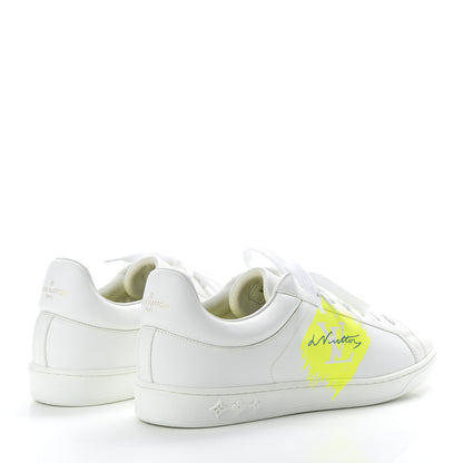 Louis Vuitton Calfskin Mens Luxembourg Sneakers 8 Yellow 4 of 12