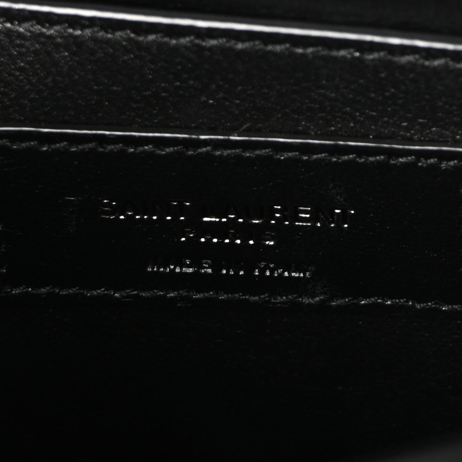 Saint Laurent Calfskin Medium Monogram Monochrome Sunset Black 6 of 10