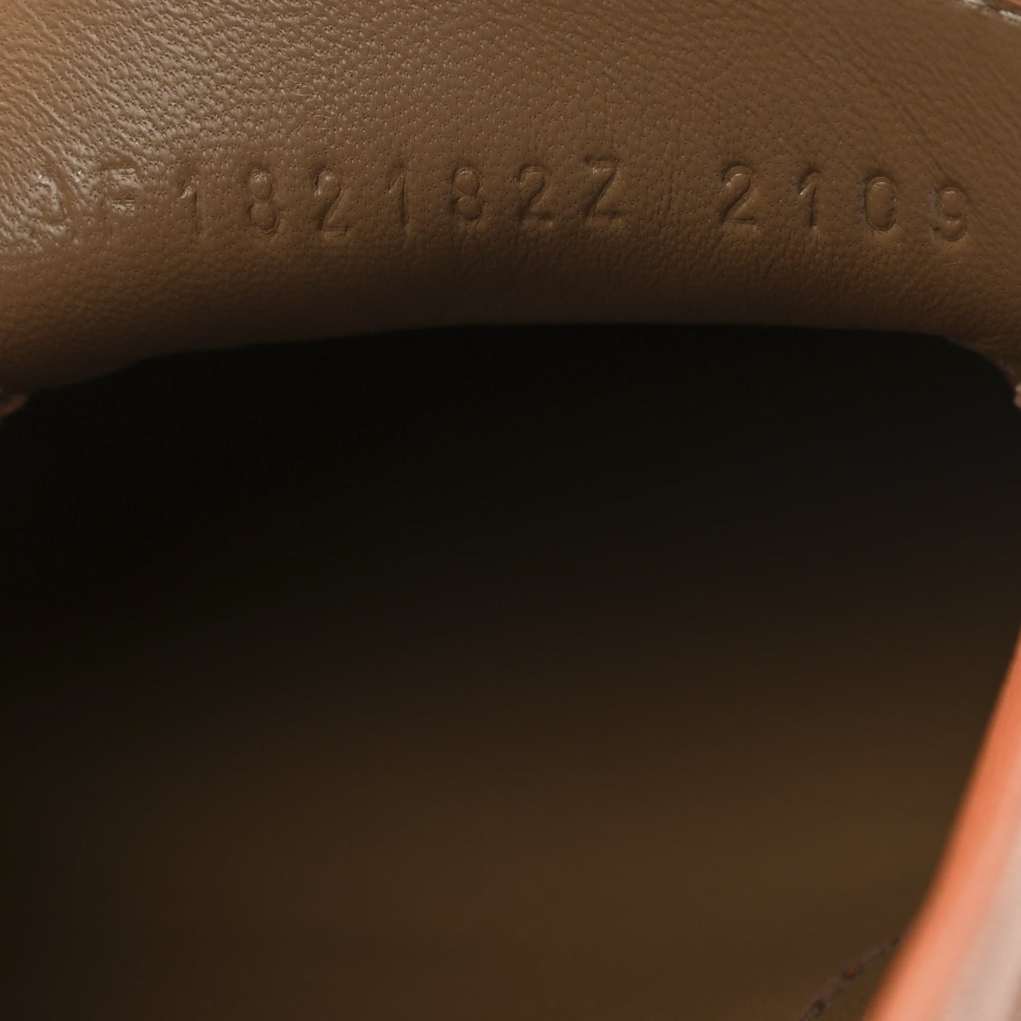 Goatskin Womens Paris Loafers 36 Marron Glaise