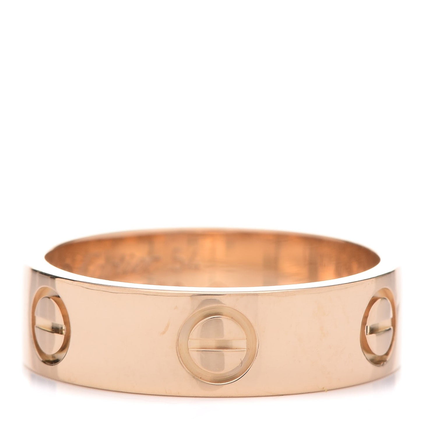 18K Yellow Gold 5.5mm LOVE Ring 54 6.75