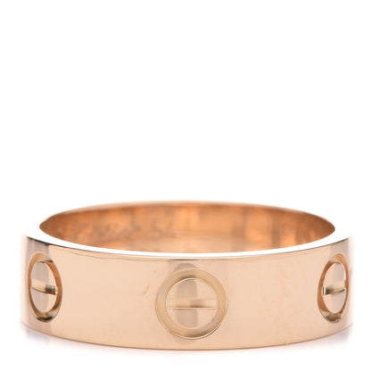 Cartier 18K Yellow Gold 5.5mm LOVE Ring 54 6.75 1 of 5