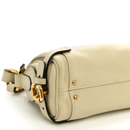 Chloe Grained Buffalo Small Paddington Chain Bag Cloudy Cream 8 of 9