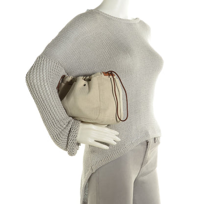Hermes Canvas Barenia Fourbi 25 MM Pouch Naturel Fauve 2 of 13