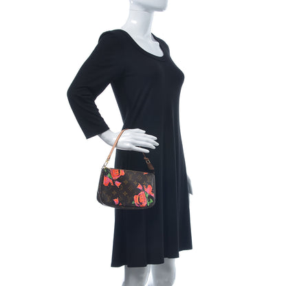 Louis Vuitton Monogram Roses Pochette Accessories 2 of 7