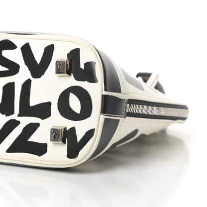 Louis Vuitton Graffiti Alma MM Black 9 of 10