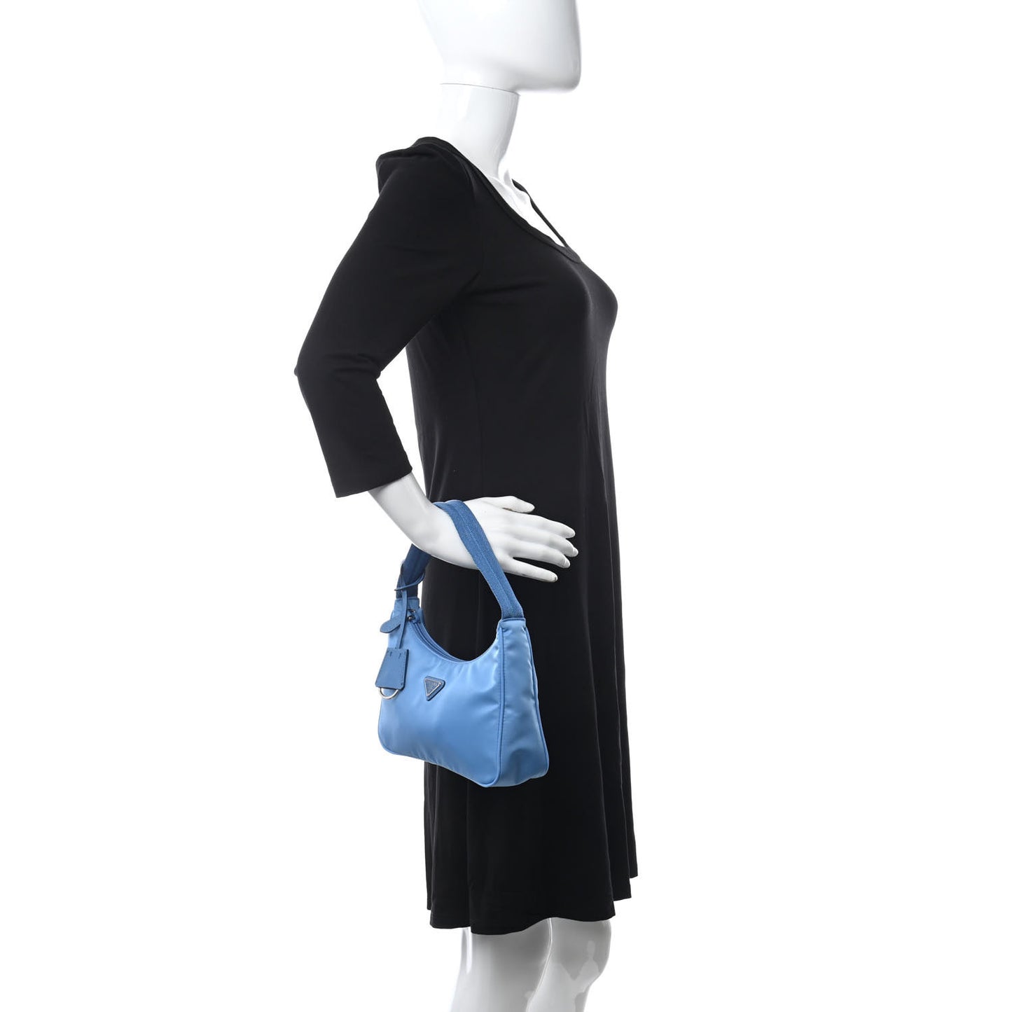 Re-Nylon Saffiano Mini Re-Edition 2000 Bag Pervinca