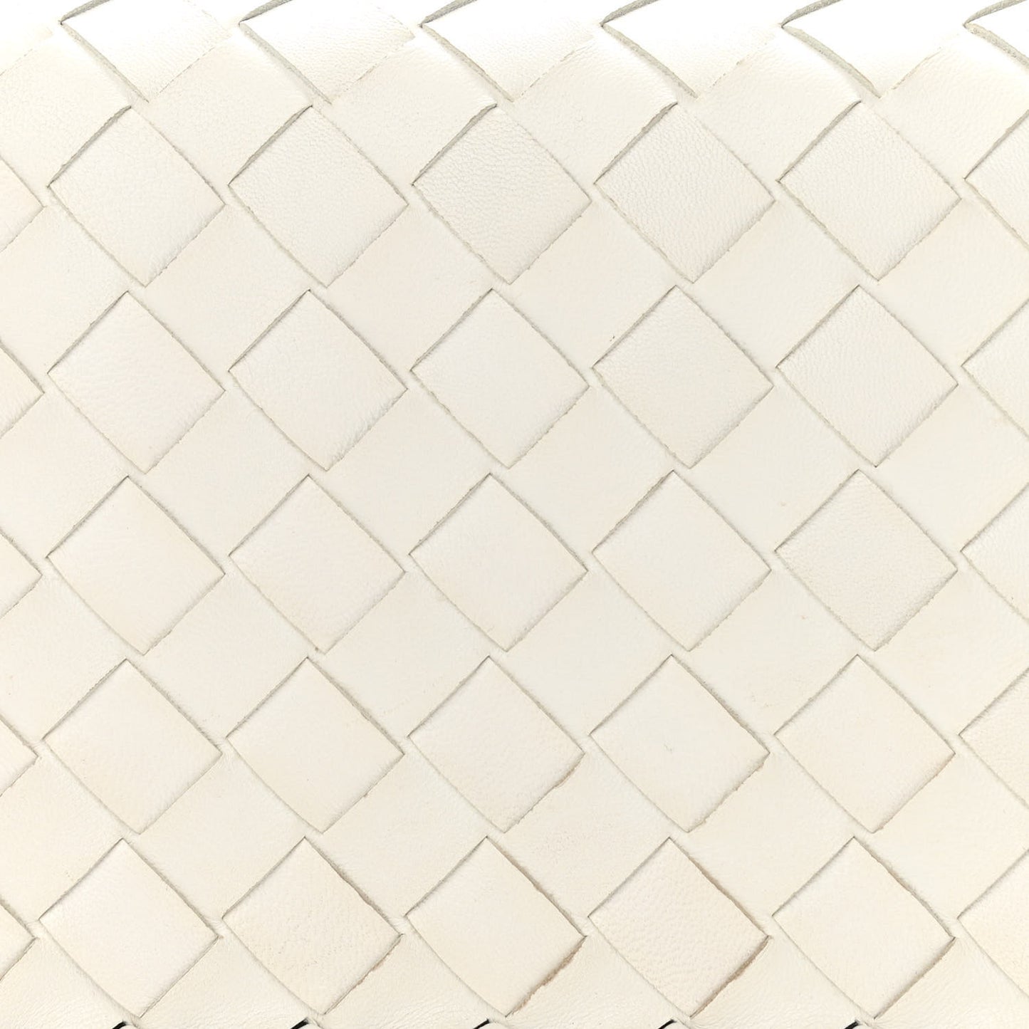 Nappa Intrecciato Shoulder Bag White
