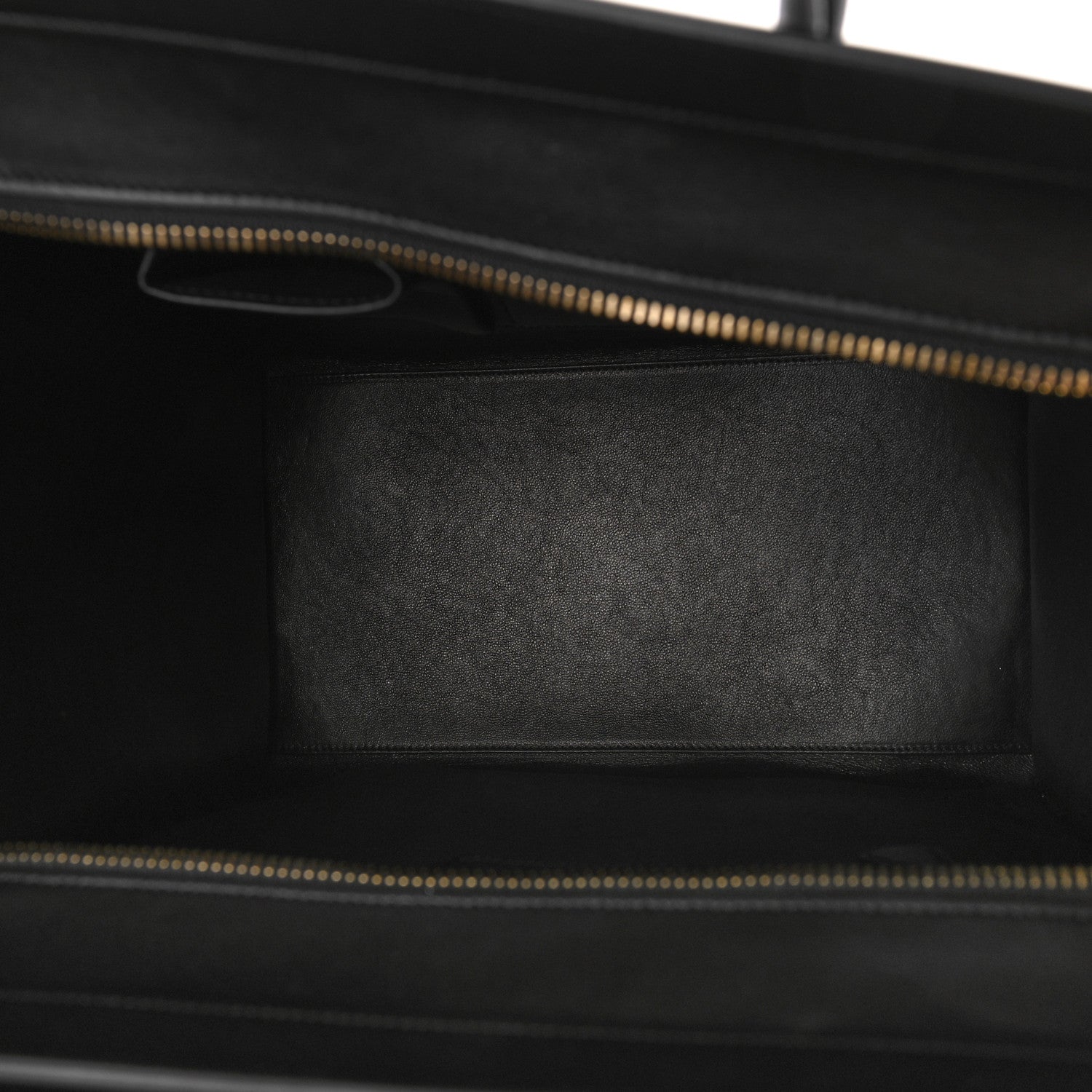 Celine Twill Smooth Calfskin Mini Luggage Dune Black 5 of 8