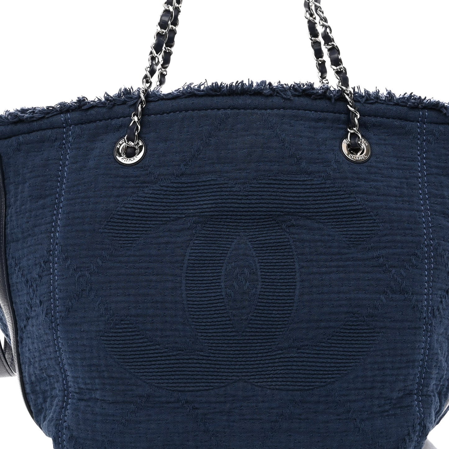 Canvas Small Double Face Tote Navy