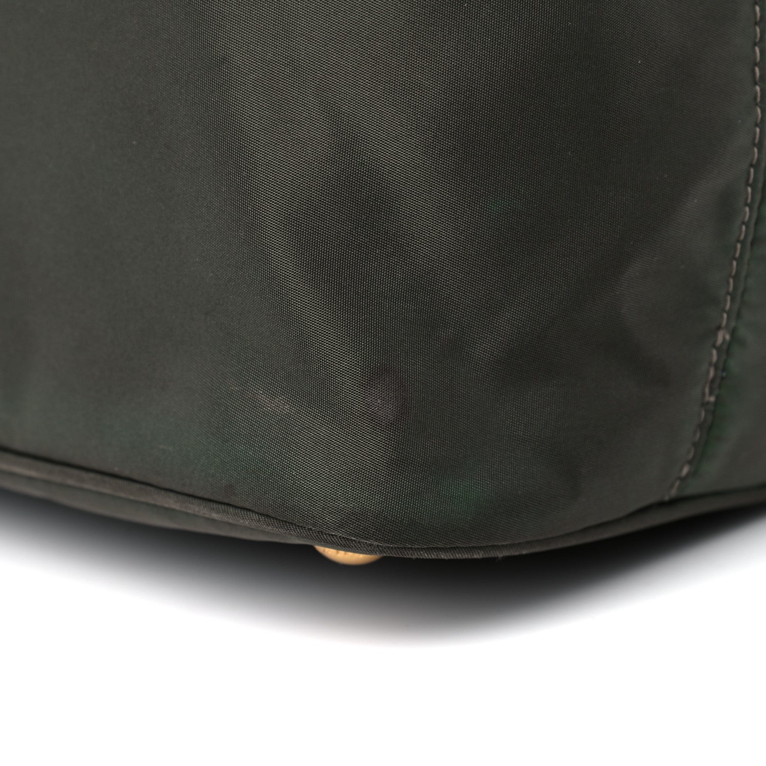 Prada Tessuto Nylon Logo Tote Green 13 of 16