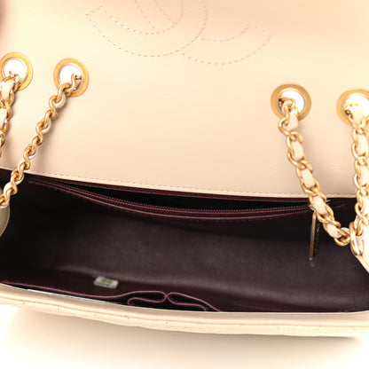 Chanel Caviar Quilted Small CC Filigree Flap Light Beige 5 of 9
