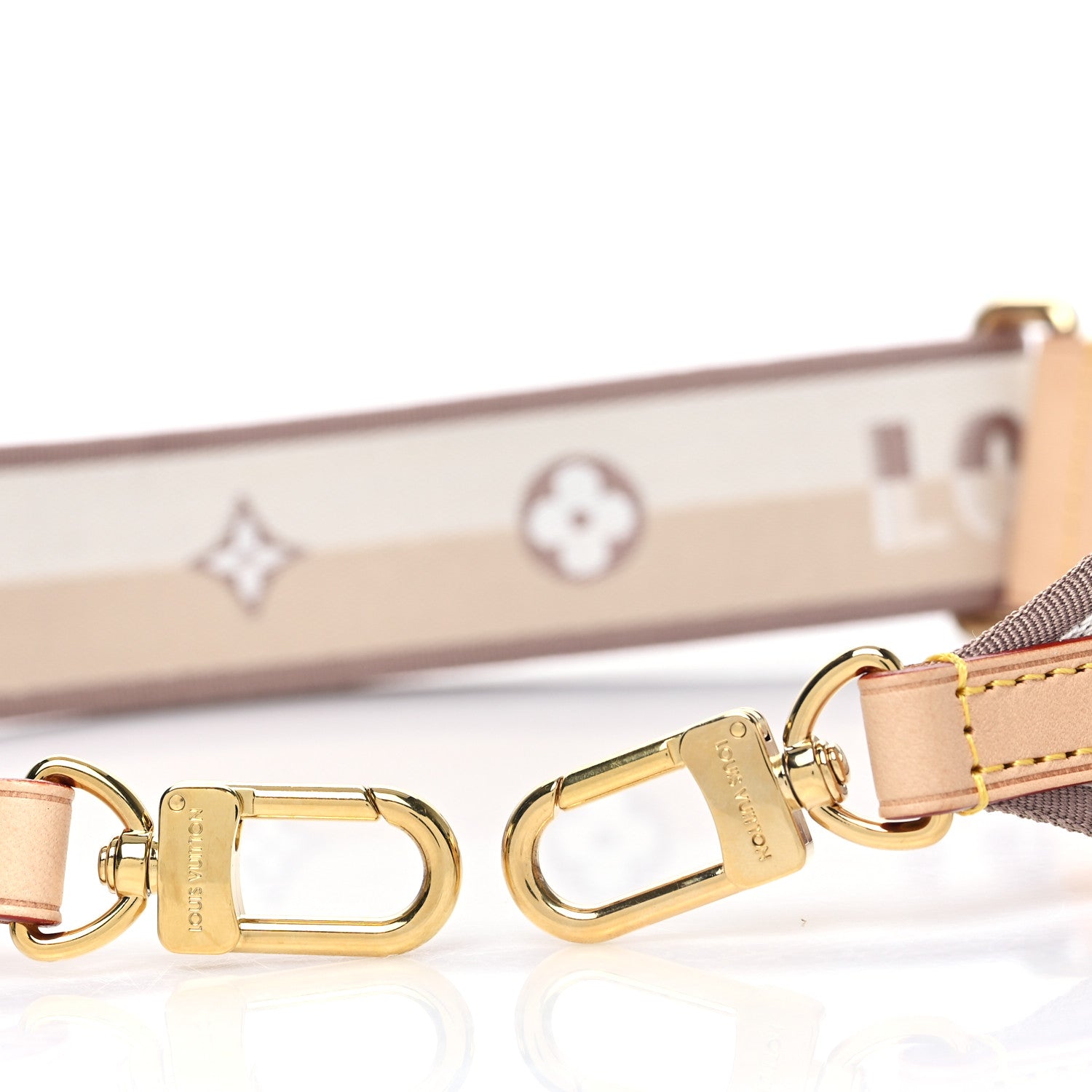 Louis Vuitton Jacquard Speedy Bandouliere 20 Shoulder Strap Beige 3 of 3