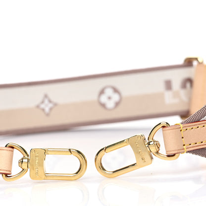 Louis Vuitton Jacquard Speedy Bandouliere 20 Shoulder Strap Beige 3 of 3