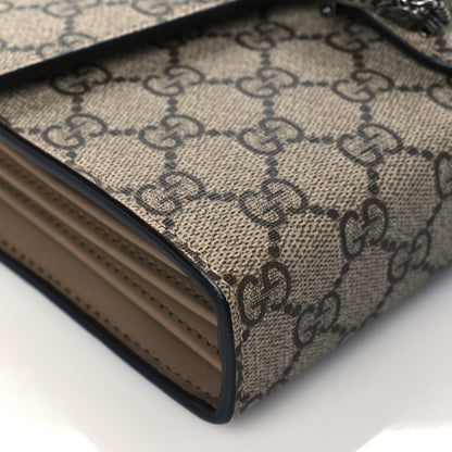 Gucci GG Supreme Monogram Mini Dionysus Chain Wallet Beige Taupe 9 of 11