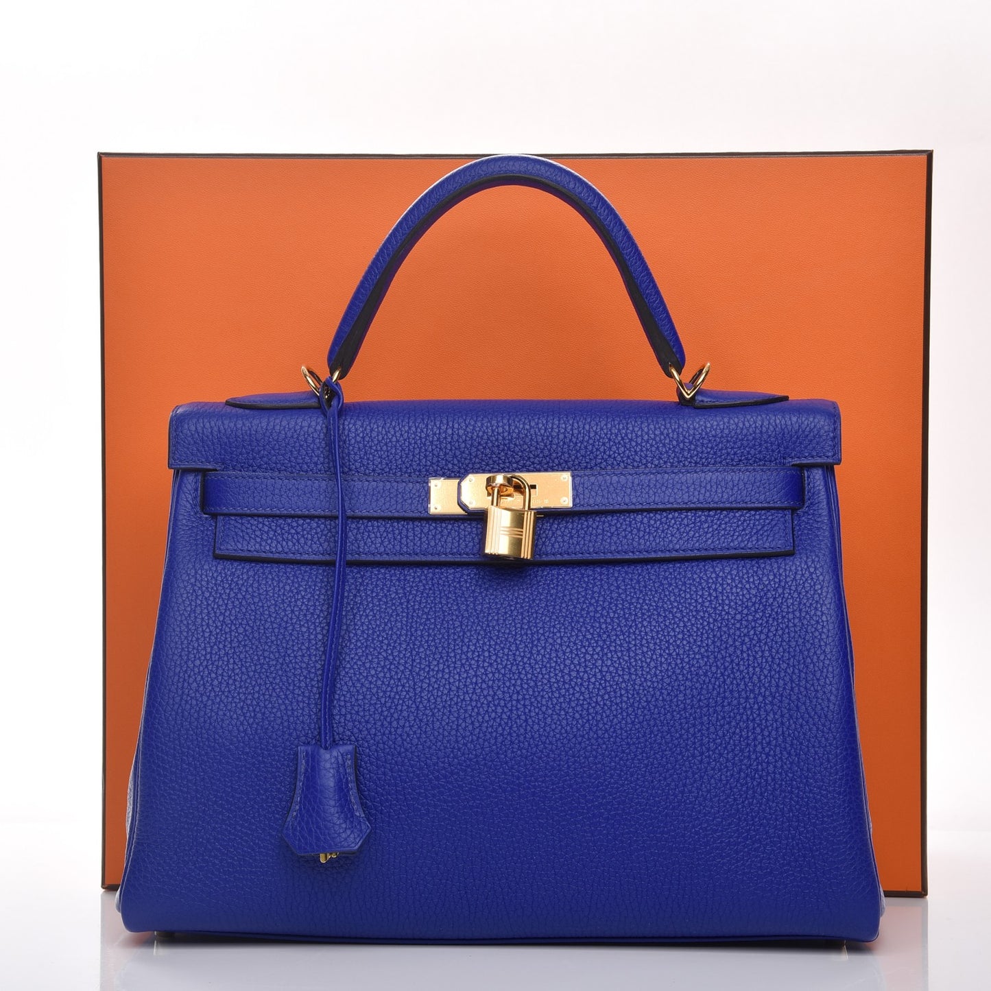 Togo Kelly Retourne 32 Bleu Electrique