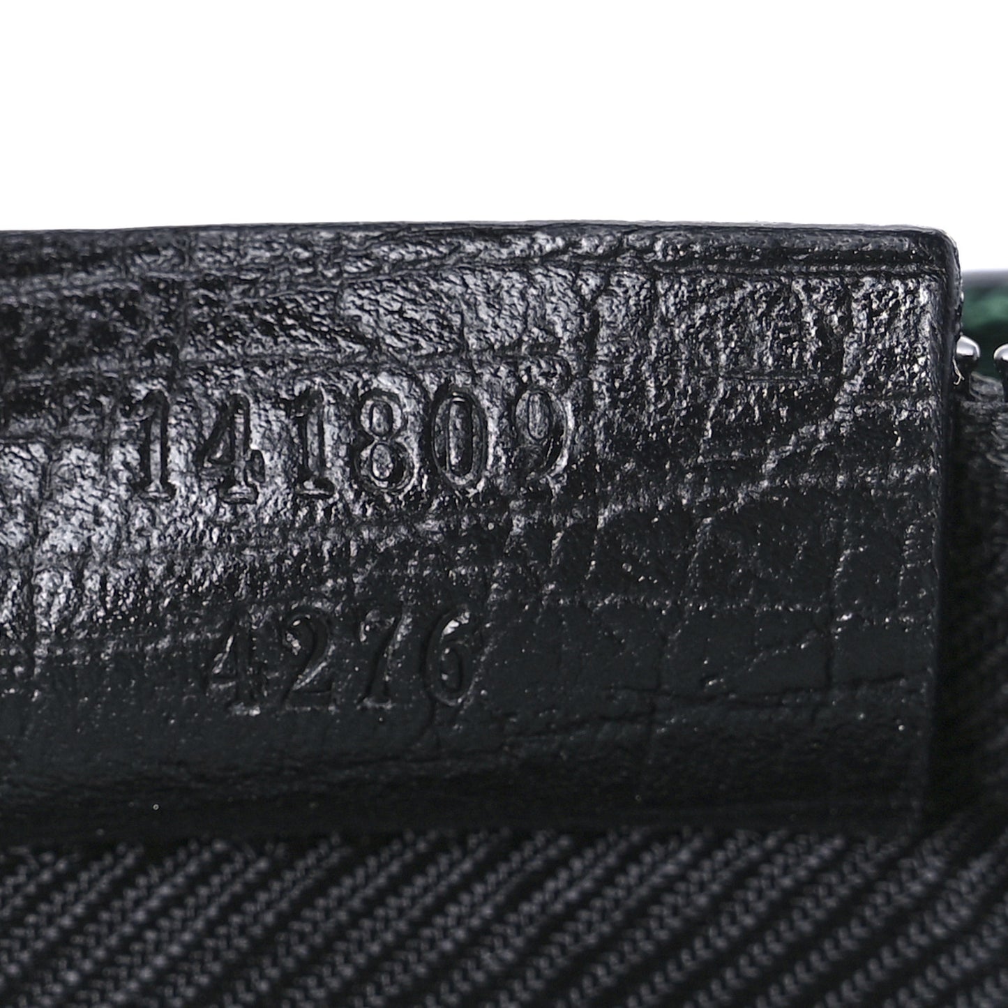 Monogram Web Boat Pochette Black