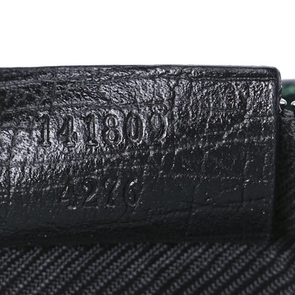 Gucci Monogram Web Boat Pochette Black 7 of 10