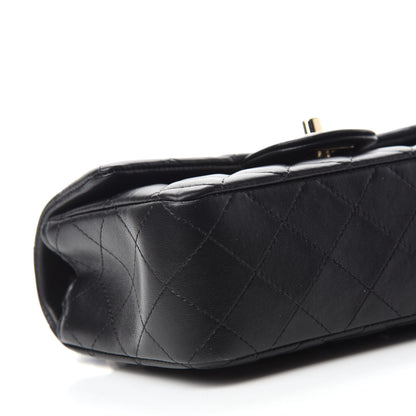 Chanel Lambskin Quilted Mini Rectangular Flap Black 6 of 12