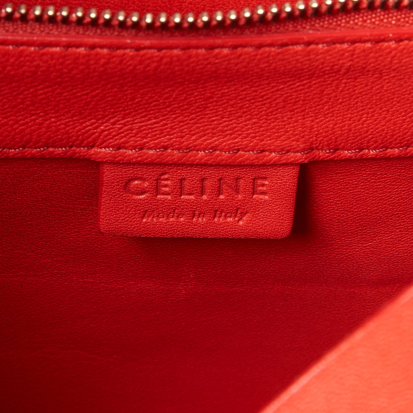 Celine Lambskin Horizontal Cabas Magenta 9 of 9