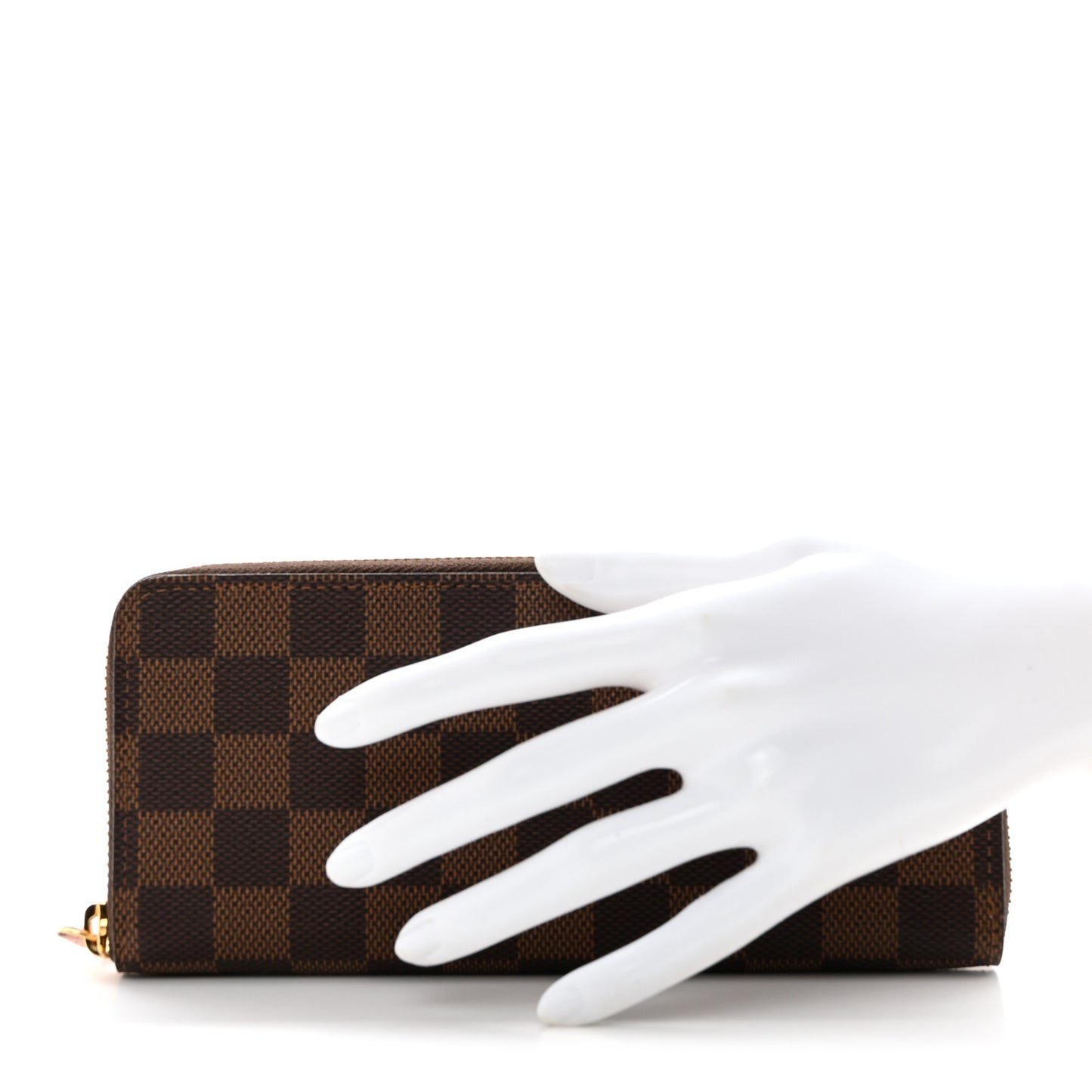 Damier Ebene Clemence Wallet Rose Ballerine