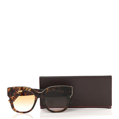 Fendi Acetate F is Fendi 51mm Cat Eye Sunglasses FF 0359/S Tortoise Camouflage 7 of 7
