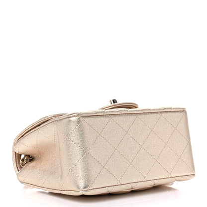 Chanel Metallic Lambskin Quilted Mini Square Flap Gold 3 of 9